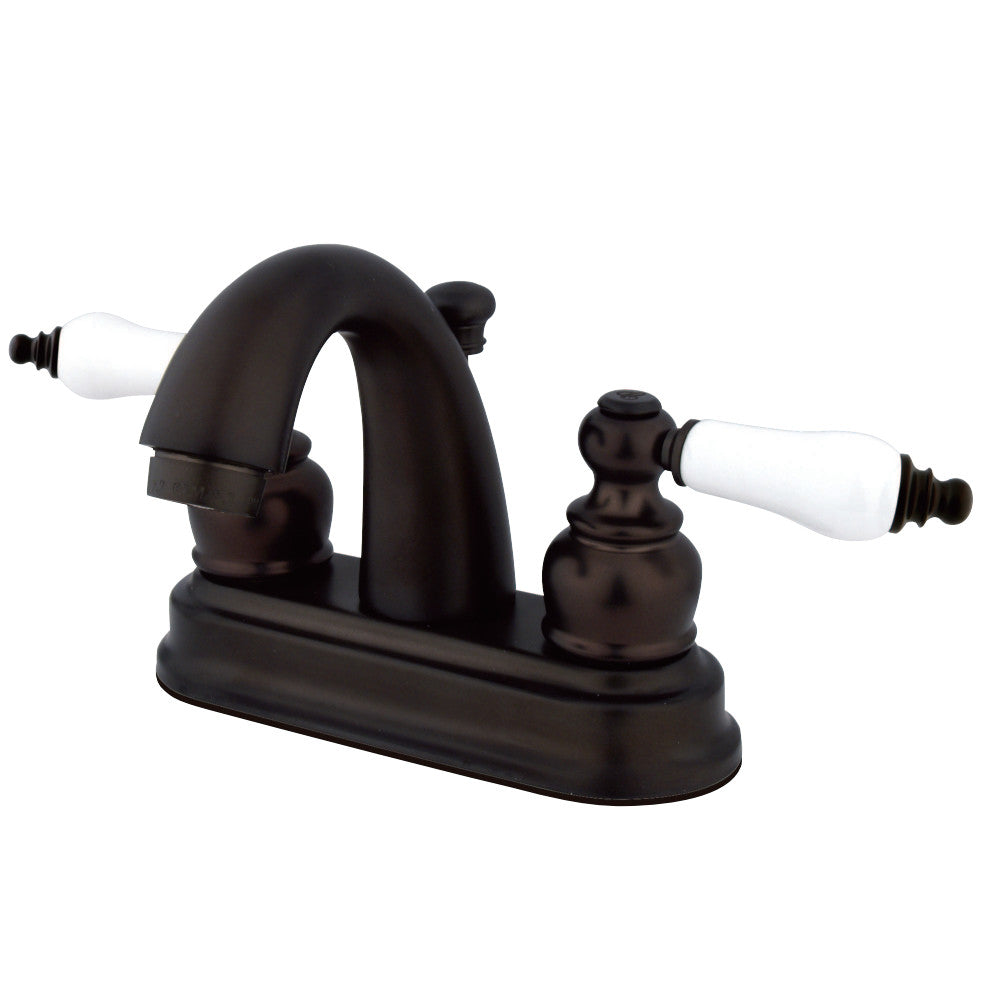 Kingston Brass GKB5615PL 4 in. Centerset Bathroom Faucet, Oil Rubbed Bronze - BNGBath