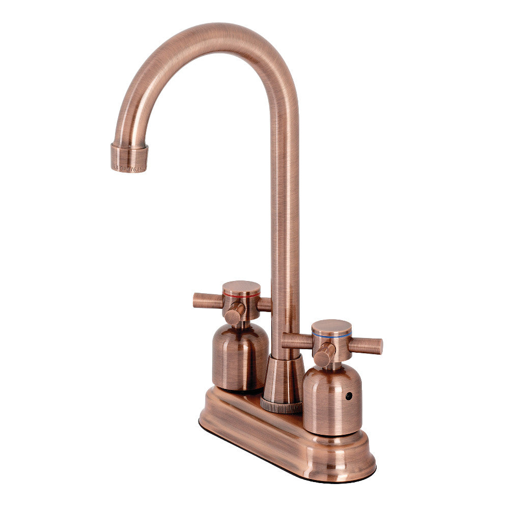 Kingston Brass KB849DXAC Concord Bar Faucet, Antique Copper - BNGBath