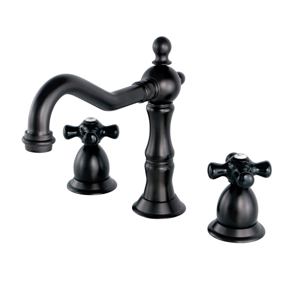 Kingston Brass KS1975PKX Duchess Widespread Bathroom Faucet with Brass Pop-Up, Oil Rubbed Bronze - BNGBath