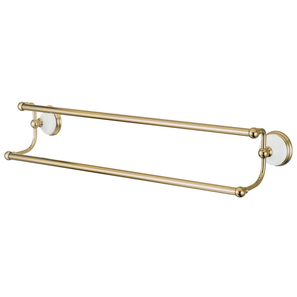 Kingston Brass BA1113PB Victorian 24-Inch Dual Towel Bar, Polished Brass - BNGBath