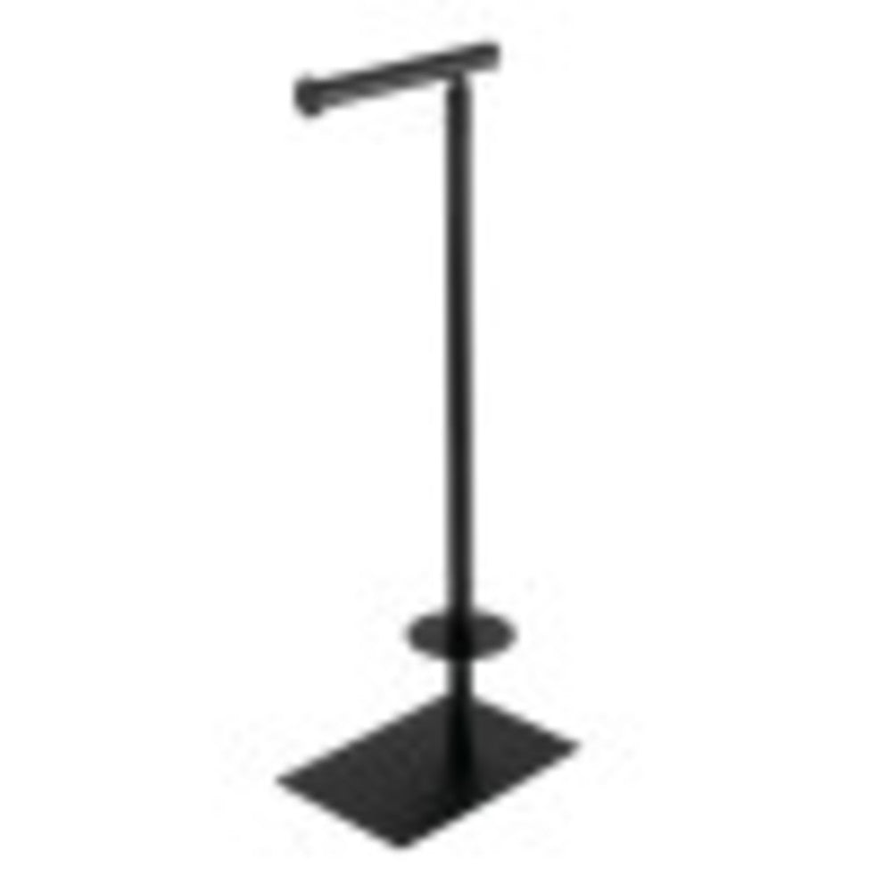 Kingston Brass CC8000 Claremont Freestanding Toilet Paper Holder, Matte Black - BNGBath