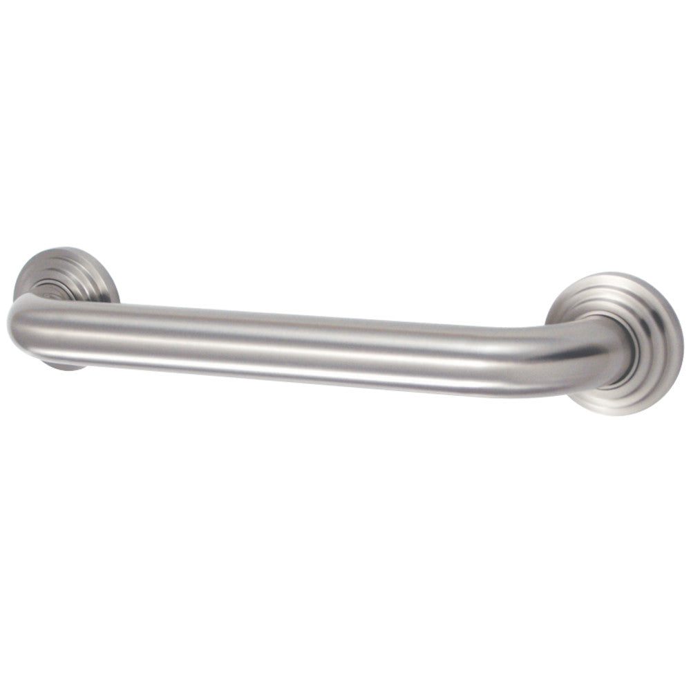 Kingston Brass DR214128 Milano 12-Inch Decorative 1-1/4-Inch OD Grab Bar, Brushed Nickel - BNGBath