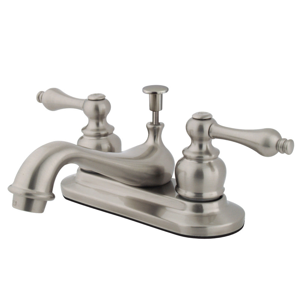 Kingston Brass GKB608AL 4 in. Centerset Bathroom Faucet, Brushed Nickel - BNGBath