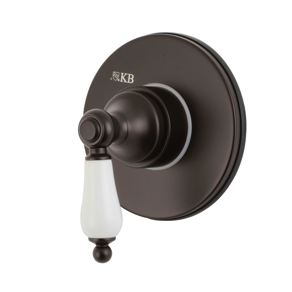 Kingston Brass KS3035PL 3-Way Diverter Valve with Trim Kit, Oil Rubbed Bronze - BNGBath