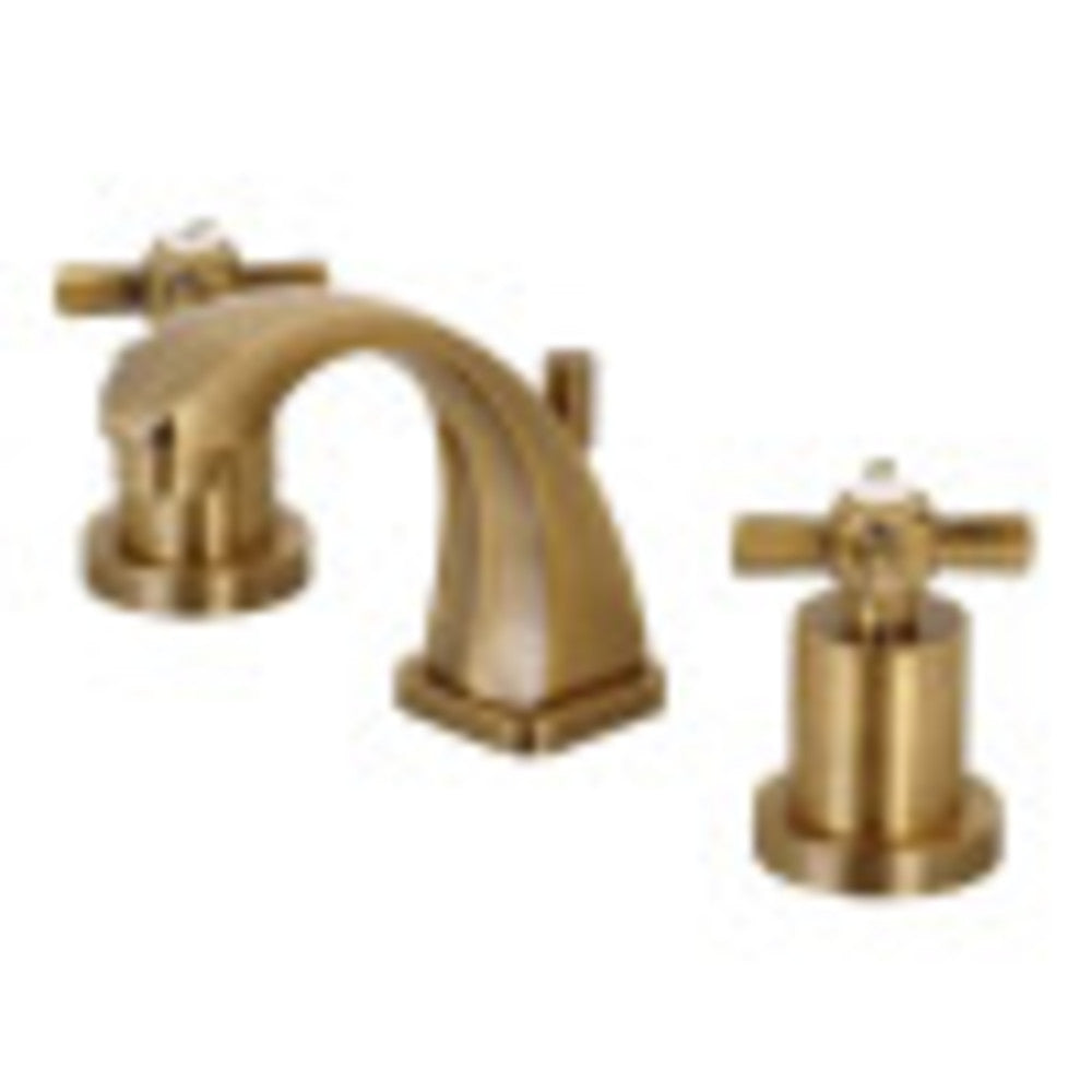 Kingston Brass KS4943ZX Millennium 8" Widespread Bathroom Faucet, Antique Brass - BNGBath