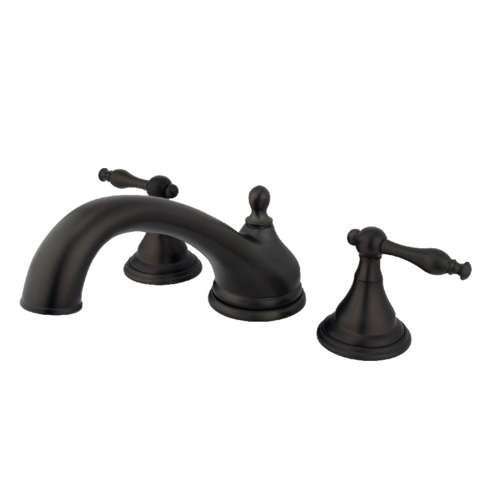 Kingston Brass KS5535NL Naples Roman Tub Faucet, Oil Rubbed Bronze - BNGBath