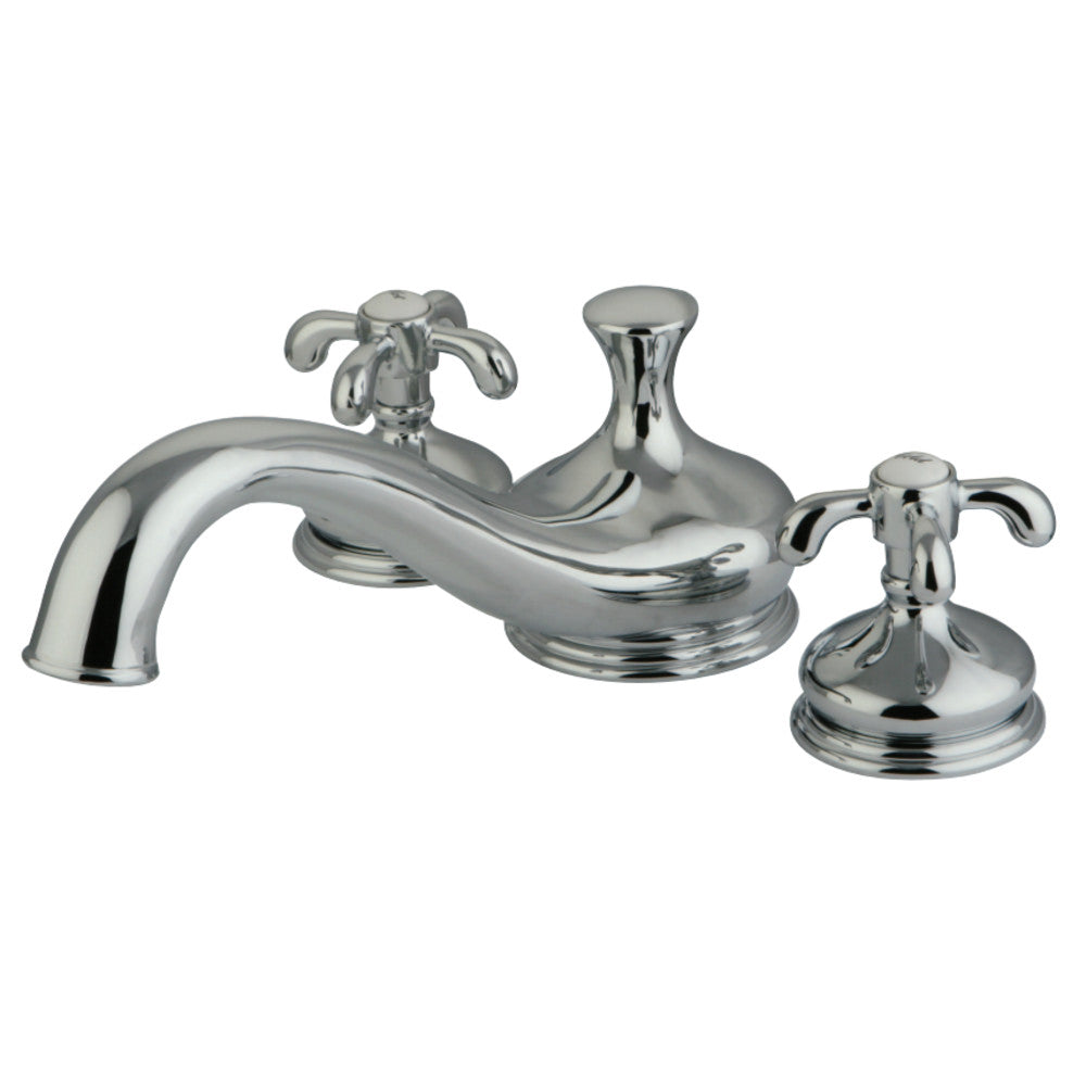 Kingston Brass KS3331TX French Country Roman Tub Faucet, Polished Chrome - BNGBath