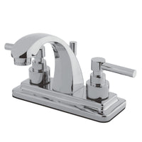 Thumbnail for Kingston Brass KS4641EL 4 in. Centerset Bathroom Faucet, Polished Chrome - BNGBath