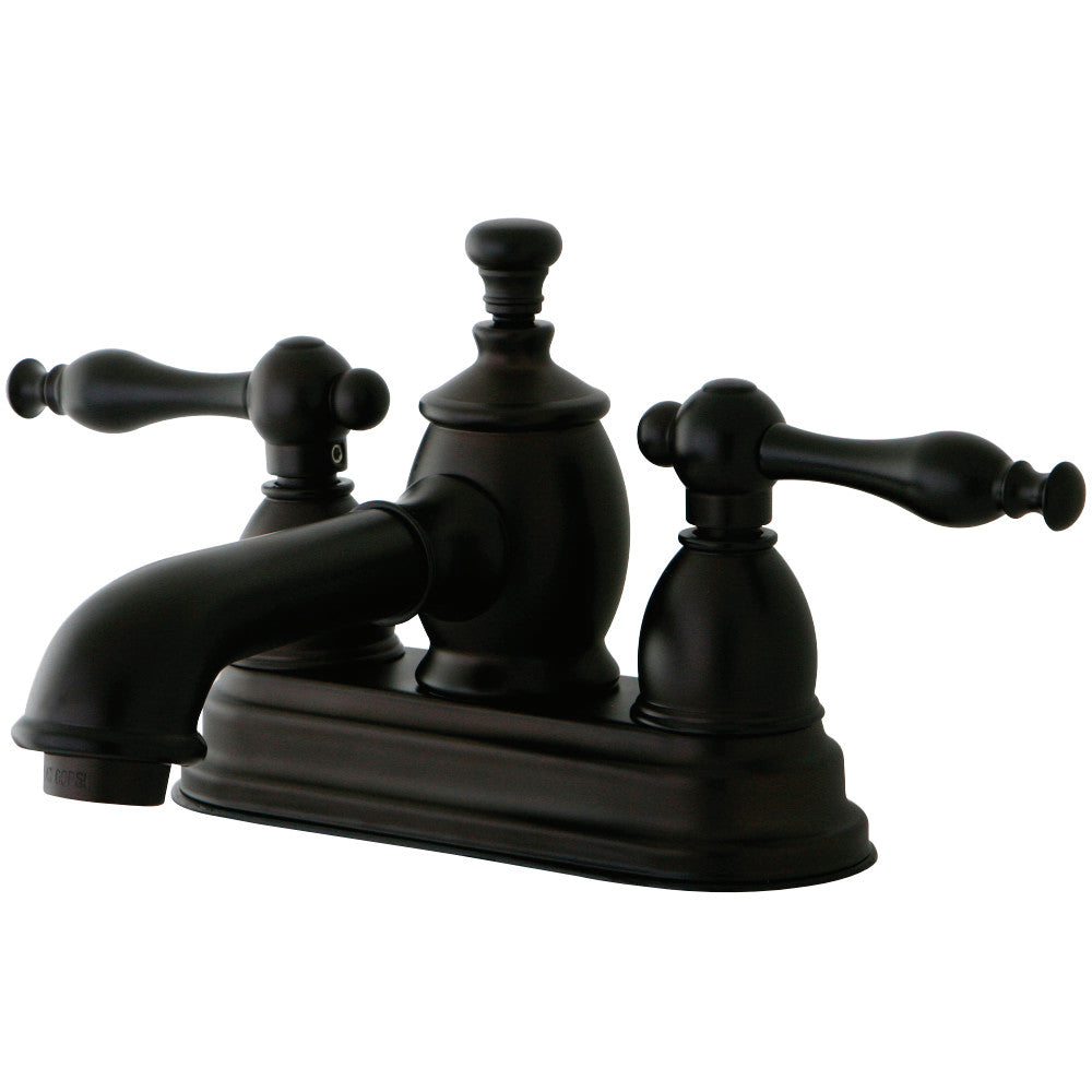 Kingston Brass KS7005NL 4 in. Centerset Bathroom Faucet, Oil Rubbed Bronze - BNGBath