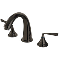 Thumbnail for Kingston Brass KS5365ZL Silver Sage Roman Tub Faucet, Oil Rubbed Bronze - BNGBath