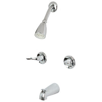 Thumbnail for Kingston Brass KB2241YL Two Handle Tub Shower Faucet, Polished Chrome - BNGBath