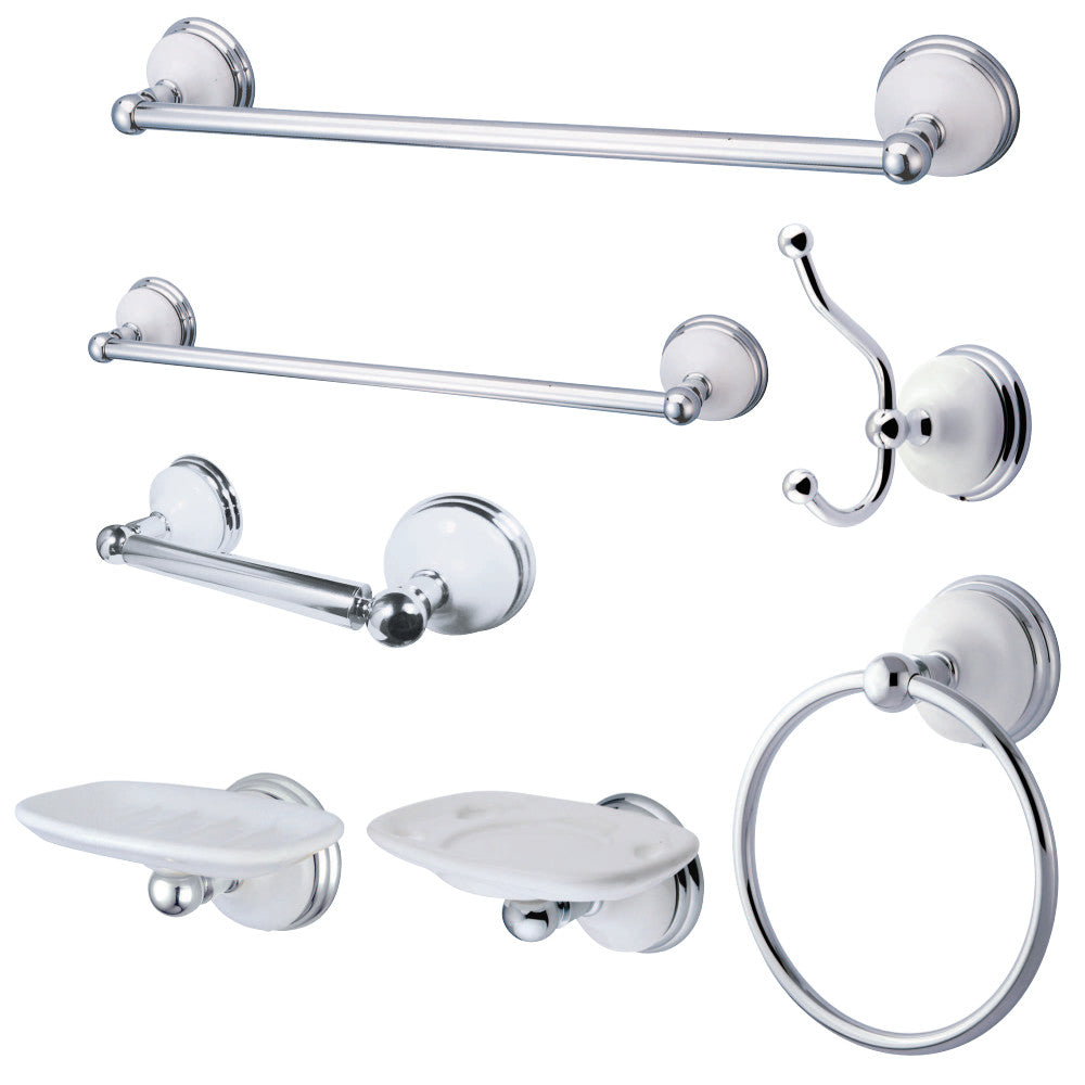 Kingston Brass BAK1110C1 Bathroom Accessory Combo, Polished Chrome - BNGBath