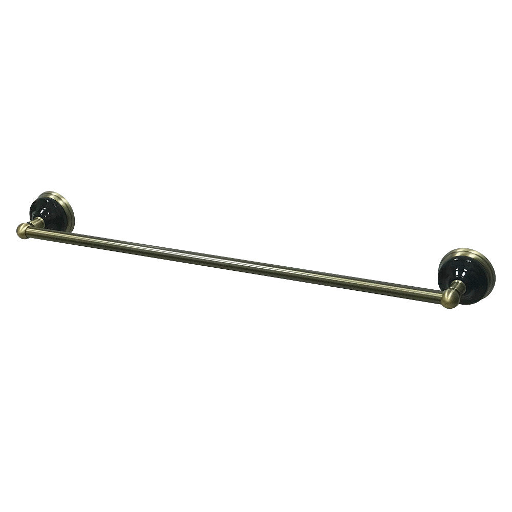 Kingston Brass BA9111AB Water Onyx 24 in. Towel Bar, Antique Brass - BNGBath