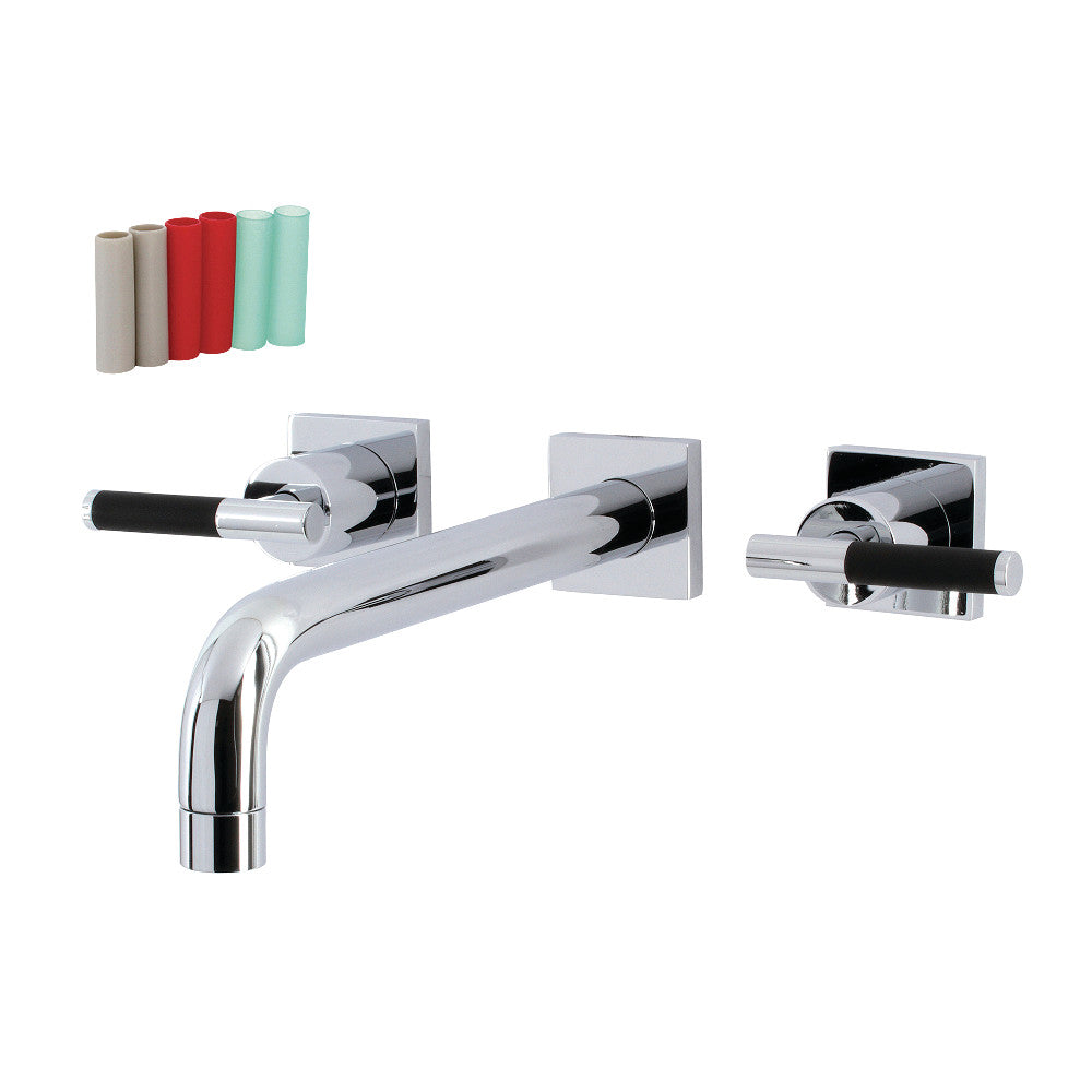 Kingston Brass KS6021CKL Ksiser Wall Mount Tub Faucet, Polished Chrome - BNGBath