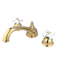 Thumbnail for Kingston Brass KS3352PX Vintage Roman Tub Faucet, Polished Brass - BNGBath