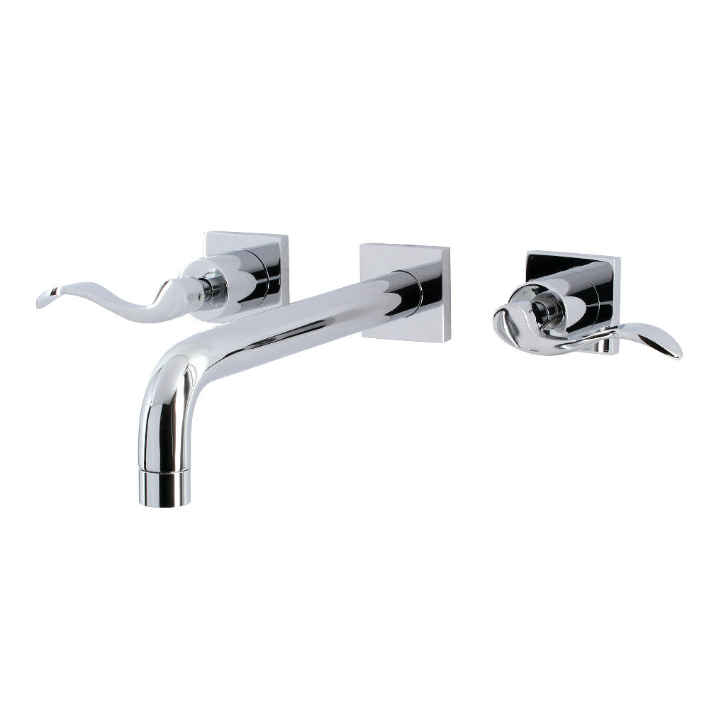 Kingston Brass KS6021DFL NuWave Wall Mount Tub Faucet, Polished Chrome - BNGBath