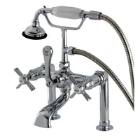 Thumbnail for Aqua Vintage AE104T1ZX Millennium Deck Mount Clawfoot Tub Faucet, Polished Chrome - BNGBath