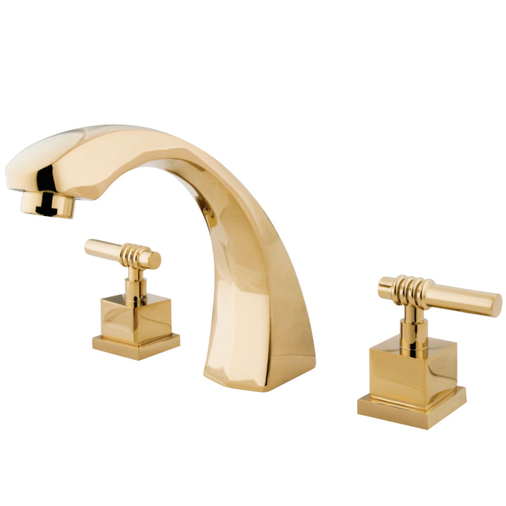 Kingston Brass KS4362QL Fortress Roman Tub Faucet, Polished Brass - BNGBath