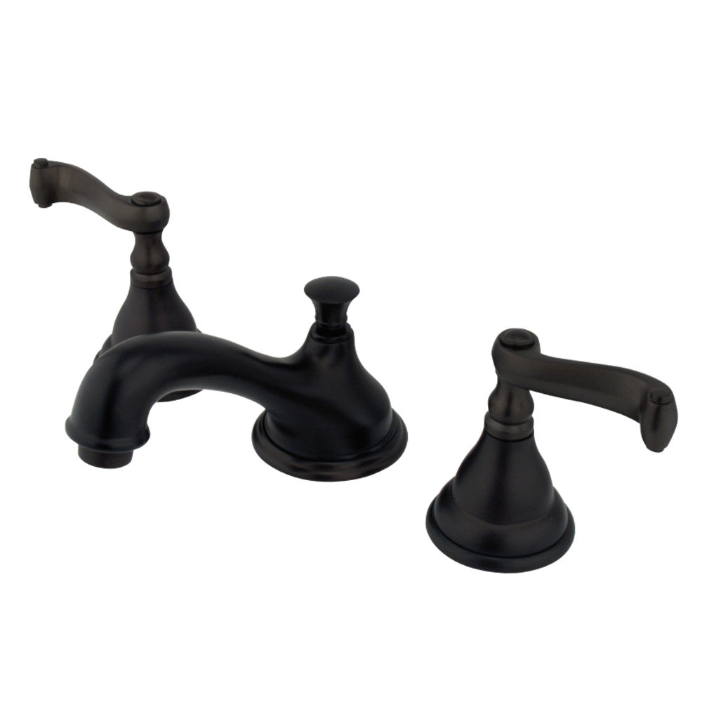 Kingston Brass KS5565FL 8 in. Widespread Bathroom Faucet, Oil Rubbed Bronze - BNGBath