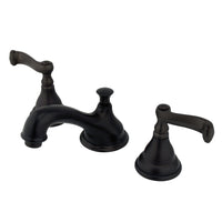 Thumbnail for Kingston Brass KS5565FL 8 in. Widespread Bathroom Faucet, Oil Rubbed Bronze - BNGBath