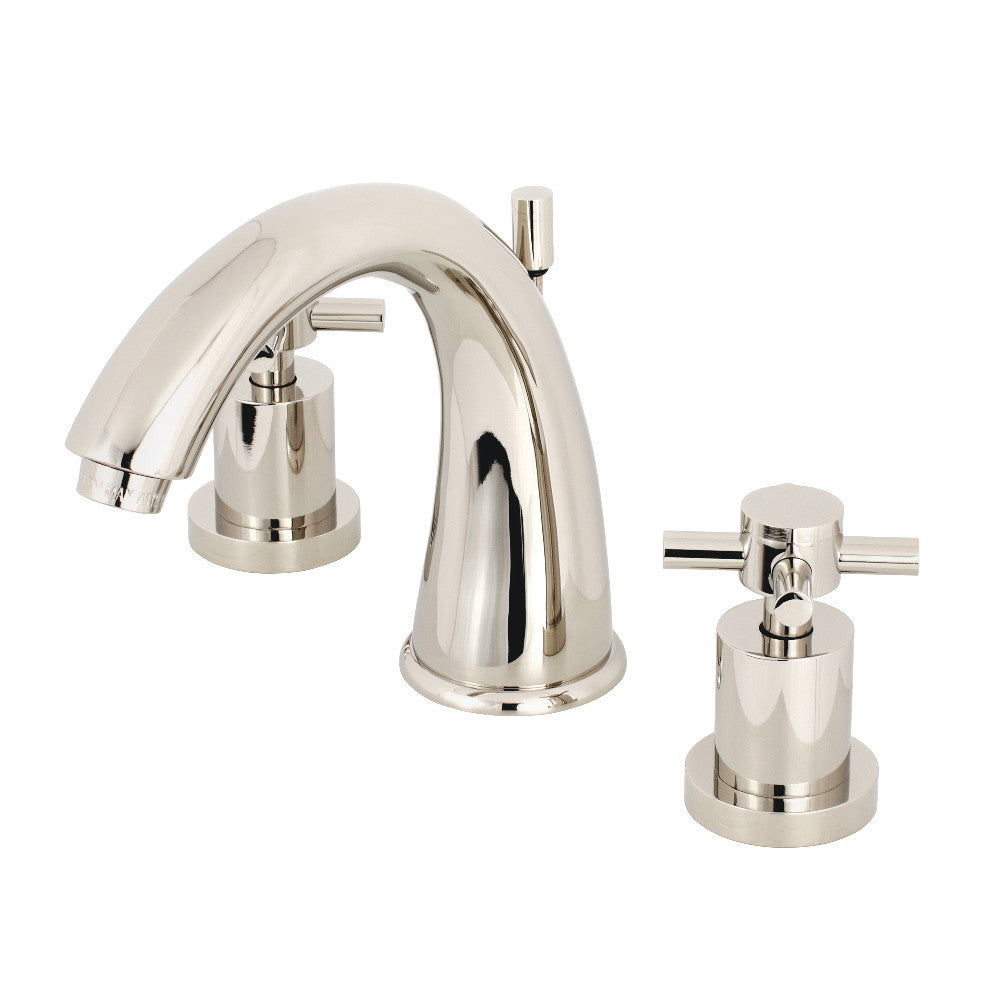 Kingston Brass KS2966DX 8 in. Widespread Bathroom Faucet, Polished Nickel - BNGBath