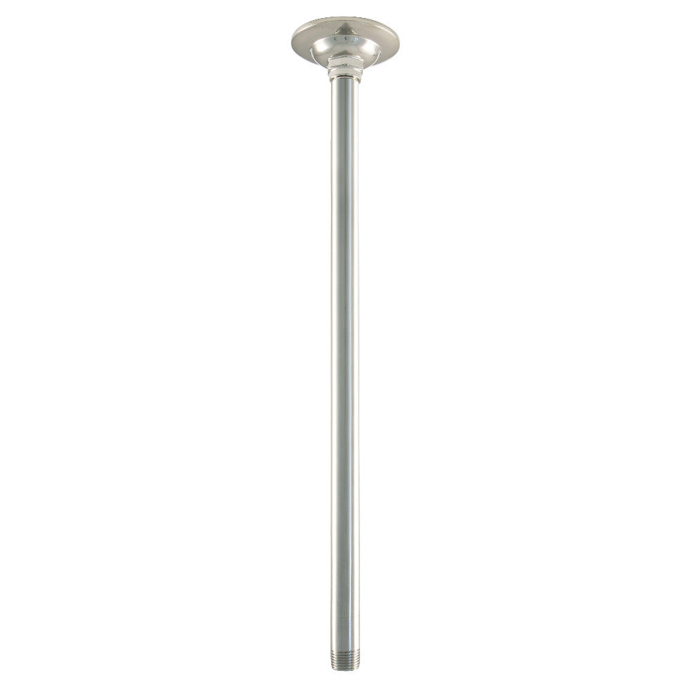 Kingston Brass K217A6 Trimscape 17" Rain Drop Shower Arm, Polished Nickel - BNGBath