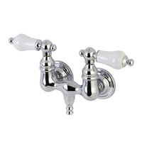 Thumbnail for Aqua Vintage AE36T1 Vintage 3-3/8 Inch Wall Mount Tub Faucet, Polished Chrome - BNGBath