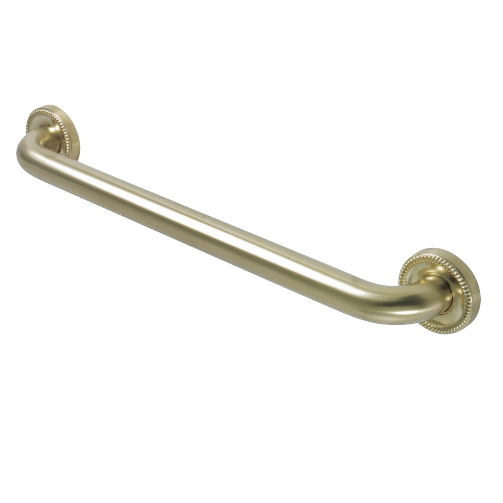 Kingston Brass DR914187 Camelon 18" Grab Bar, 1-1/4" Diameter, Brushed Brass - BNGBath