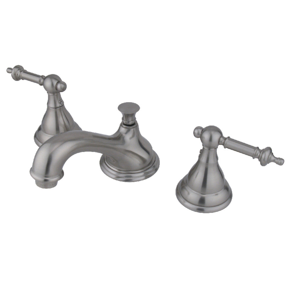 Kingston Brass KS5568TL 8 in. Widespread Bathroom Faucet, Brushed Nickel - BNGBath