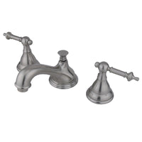 Thumbnail for Kingston Brass KS5568TL 8 in. Widespread Bathroom Faucet, Brushed Nickel - BNGBath