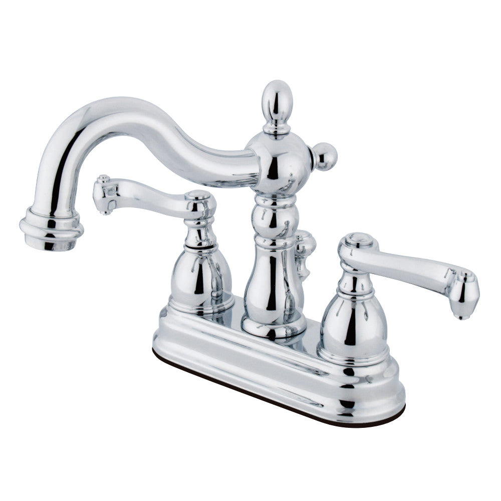 Kingston Brass KB1601FL 4 in. Centerset Bathroom Faucet, Polished Chrome - BNGBath