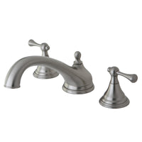 Thumbnail for Kingston Brass KS5538BL Vintage Roman Tub Faucet, Brushed Nickel - BNGBath