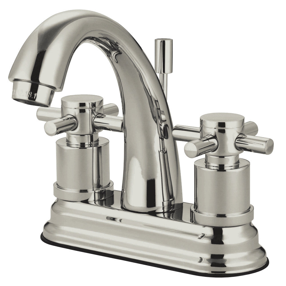 Kingston Brass KS8618DX 4 in. Centerset Bathroom Faucet, Brushed Nickel - BNGBath