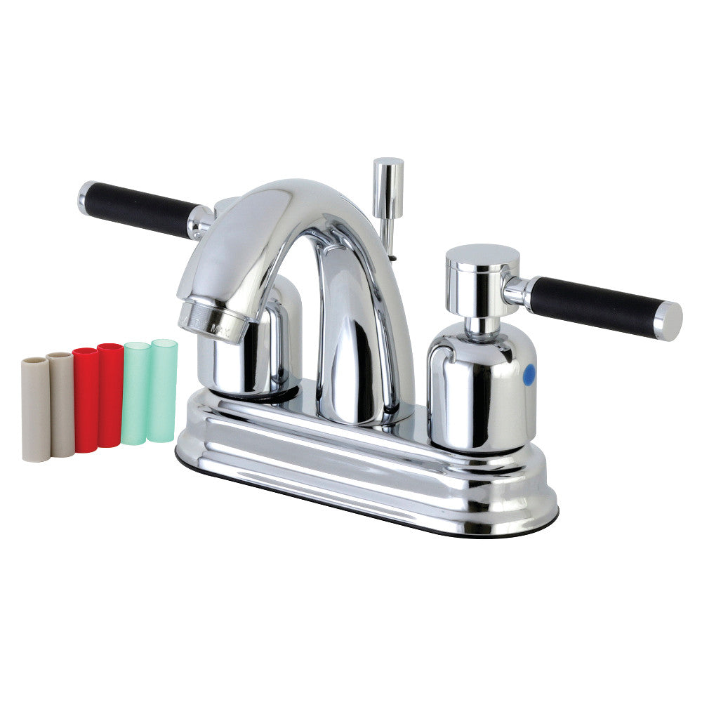 Kingston Brass FB5611DKL 4 in. Centerset Bathroom Faucet, Polished Chrome - BNGBath