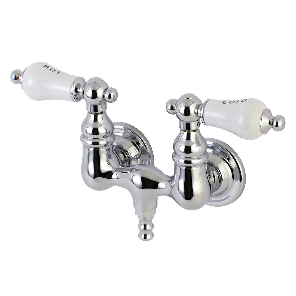 Aqua Vintage AE34T1 Vintage 3-3/8 Inch Wall Mount Tub Faucet, Polished Chrome - BNGBath