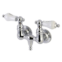 Thumbnail for Aqua Vintage AE34T1 Vintage 3-3/8 Inch Wall Mount Tub Faucet, Polished Chrome - BNGBath