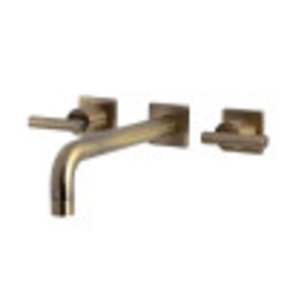 Kingston Brass KS6023CML Manhattan Wall Mount Tub Faucet, Antique Brass - BNGBath