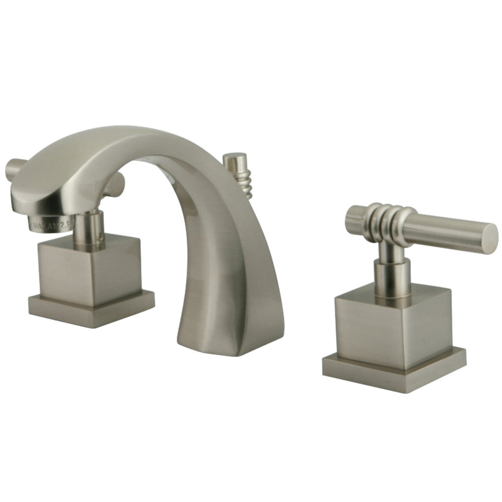 Kingston Brass KS4988QL 8 in. Widespread Bathroom Faucet, Brushed Nickel - BNGBath