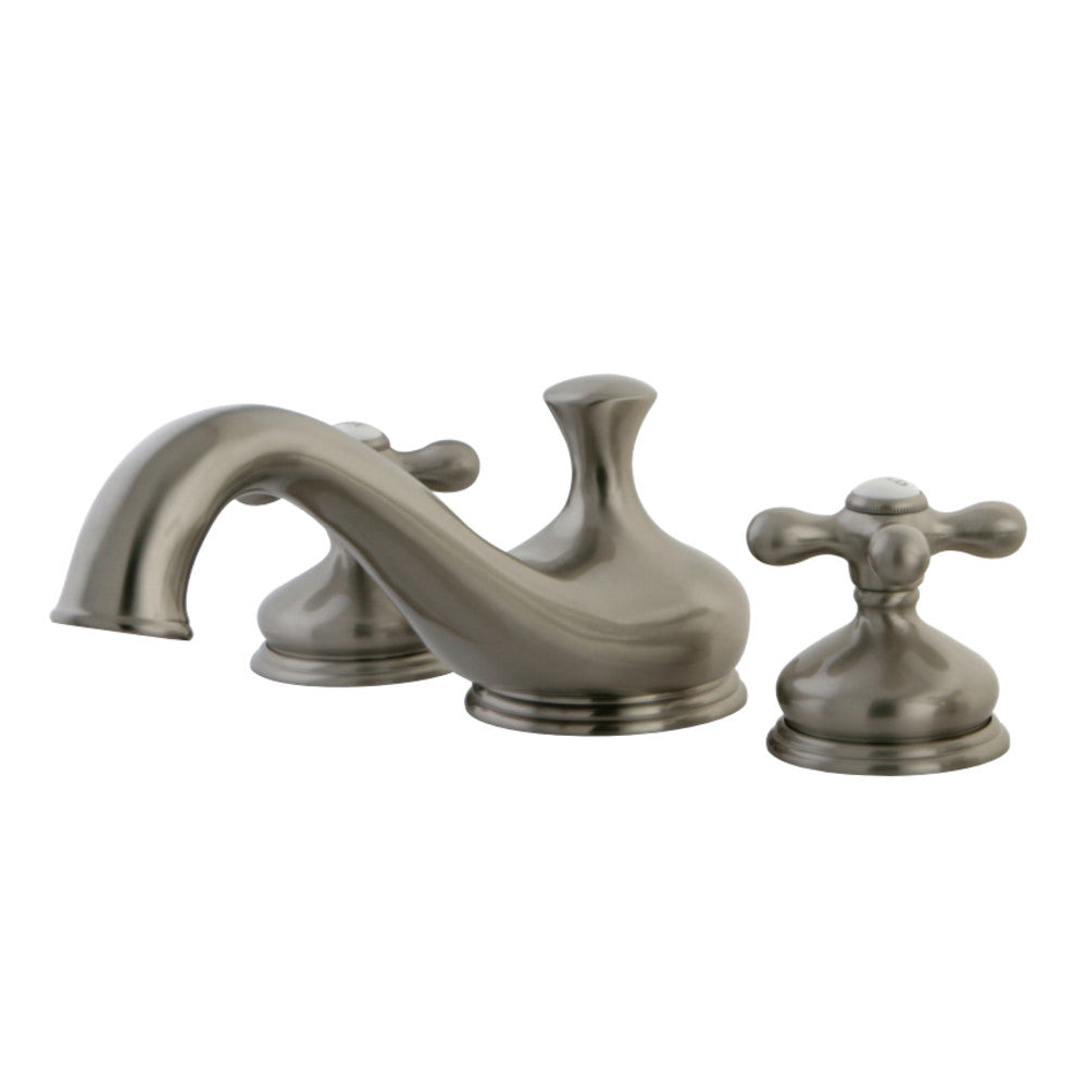 Kingston Brass KS3338AX Heritage Roman Tub Faucet, Brushed Nickel - BNGBath