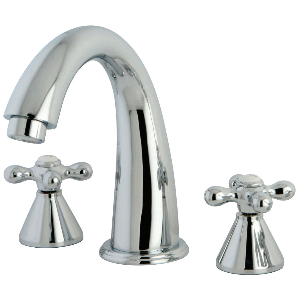 Kingston Brass KS2361AX Naples Roman Tub Faucet, Polished Chrome - BNGBath