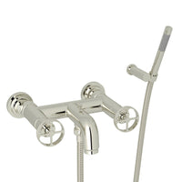 Thumbnail for ROHL Campo Wall Mount Exposed Tub Filler with Handshower - BNGBath