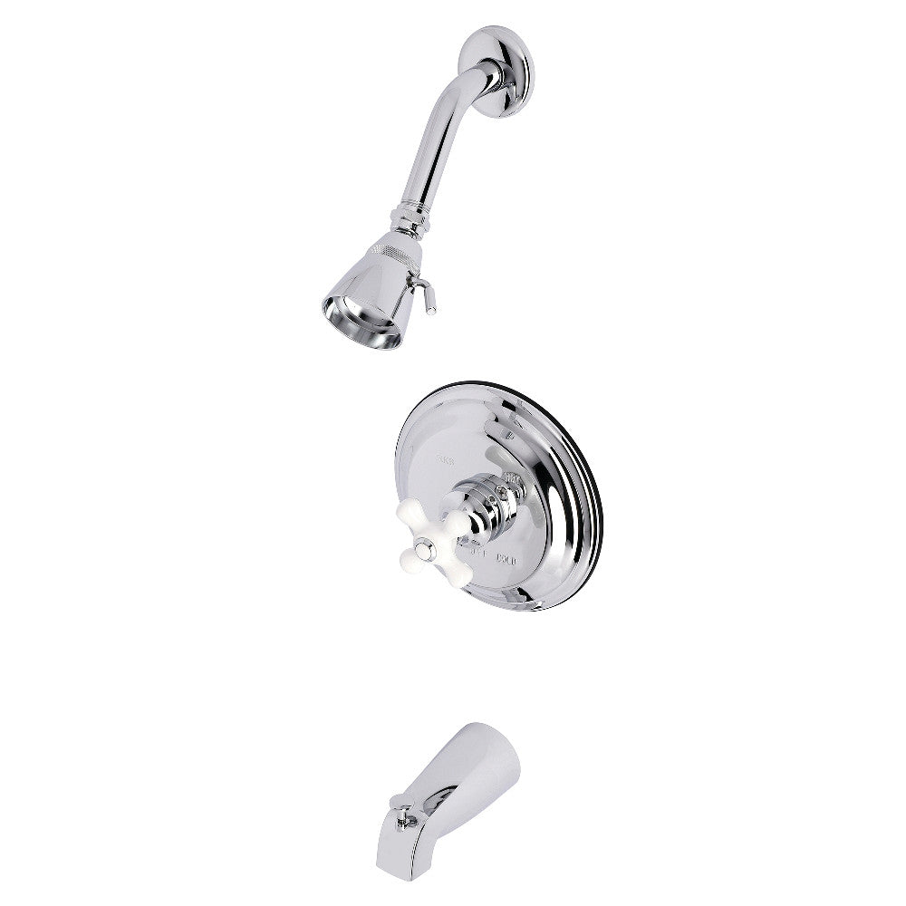 Kingston Brass KB3631PXT Tub and Shower Trim Only, Polished Chrome - BNGBath