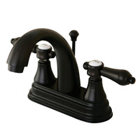 Thumbnail for Kingston Brass KS7615BAL 4 in. Centerset Bathroom Faucet, Oil Rubbed Bronze - BNGBath