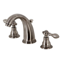 Thumbnail for Kingston Brass KB983ACL American Classic Widespread Bathroom Faucet with Retail Pop-Up, Black Stainless - BNGBath