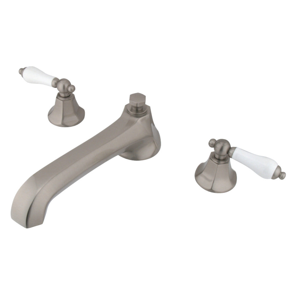 Kingston Brass KS4308PL Metropolitan Roman Tub Faucet, Brushed Nickel - BNGBath