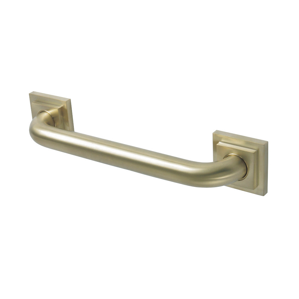 Kingston Brass DR614127 Claremont 12" Grab Bar, 1-1/4" Diameter, Brushed Brass - BNGBath