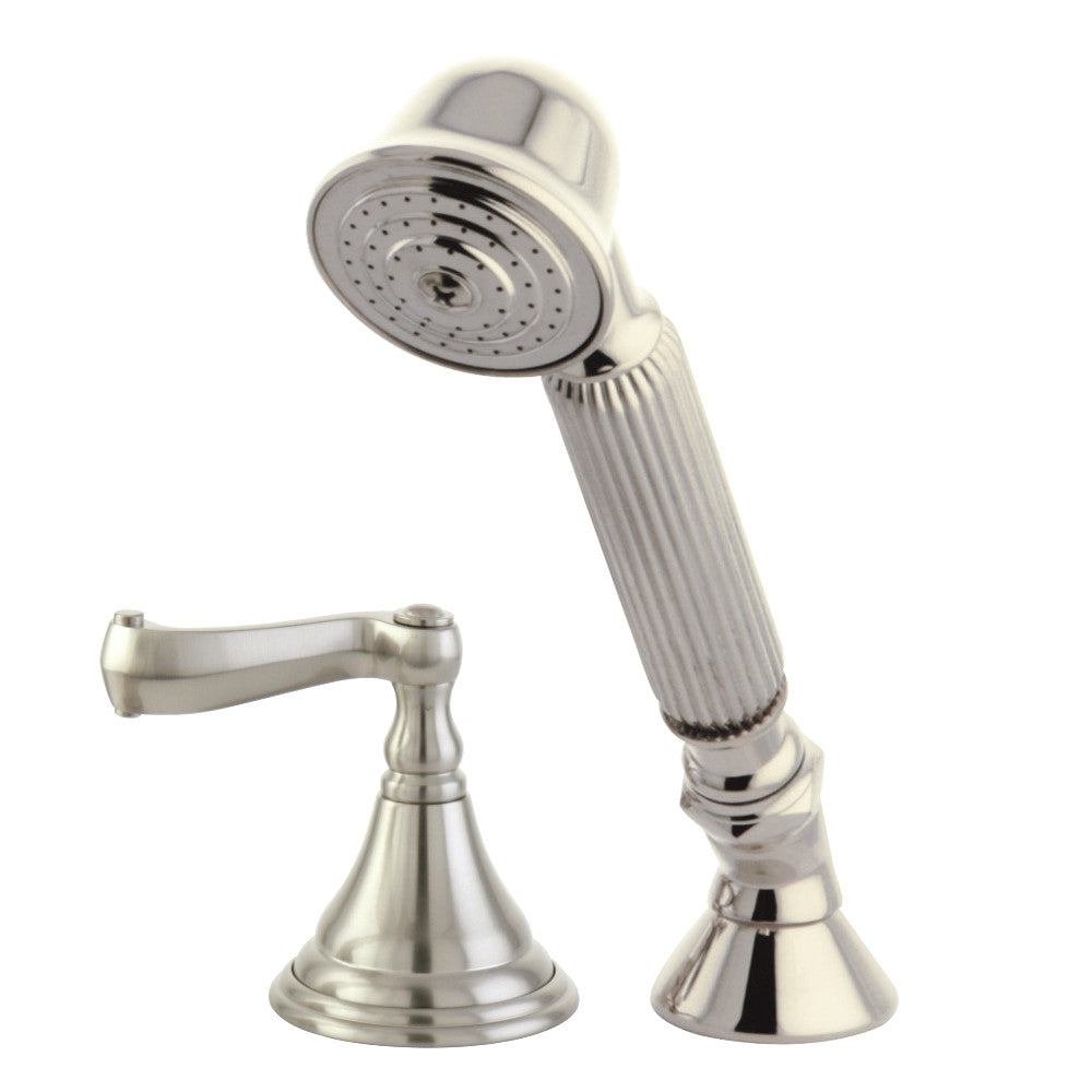 Kingston Brass KSK5368FLTR Transfer Valve Set for Roman Tub Filler, Brushed Nickel - BNGBath