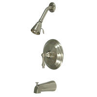 Thumbnail for Kingston Brass KB3638AL Restoration Tub & Shower Faucet, Brushed Nickel, - BNGBath