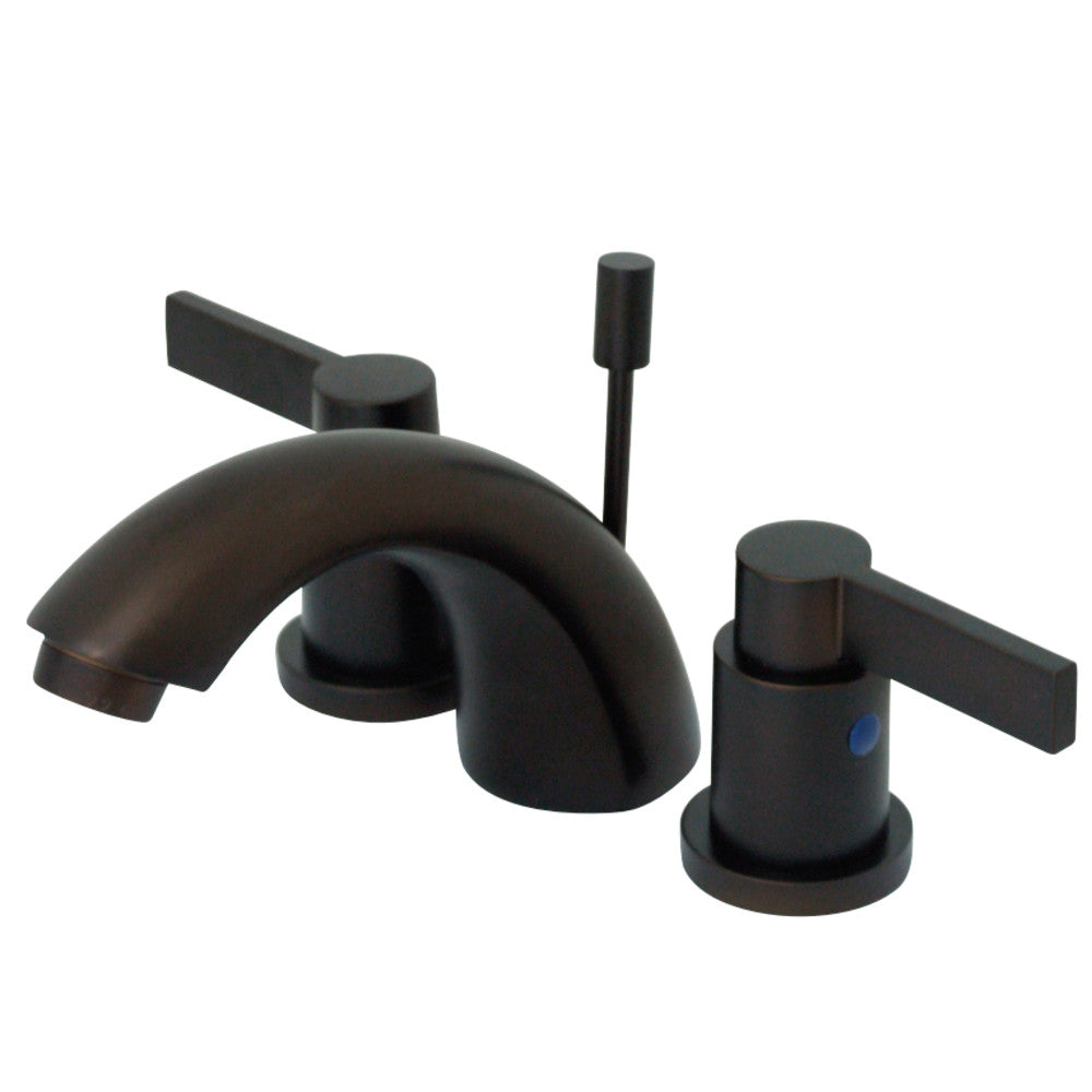 Kingston Brass KB8955NDL Mini-Widespread Bathroom Faucet, Oil Rubbed Bronze - BNGBath