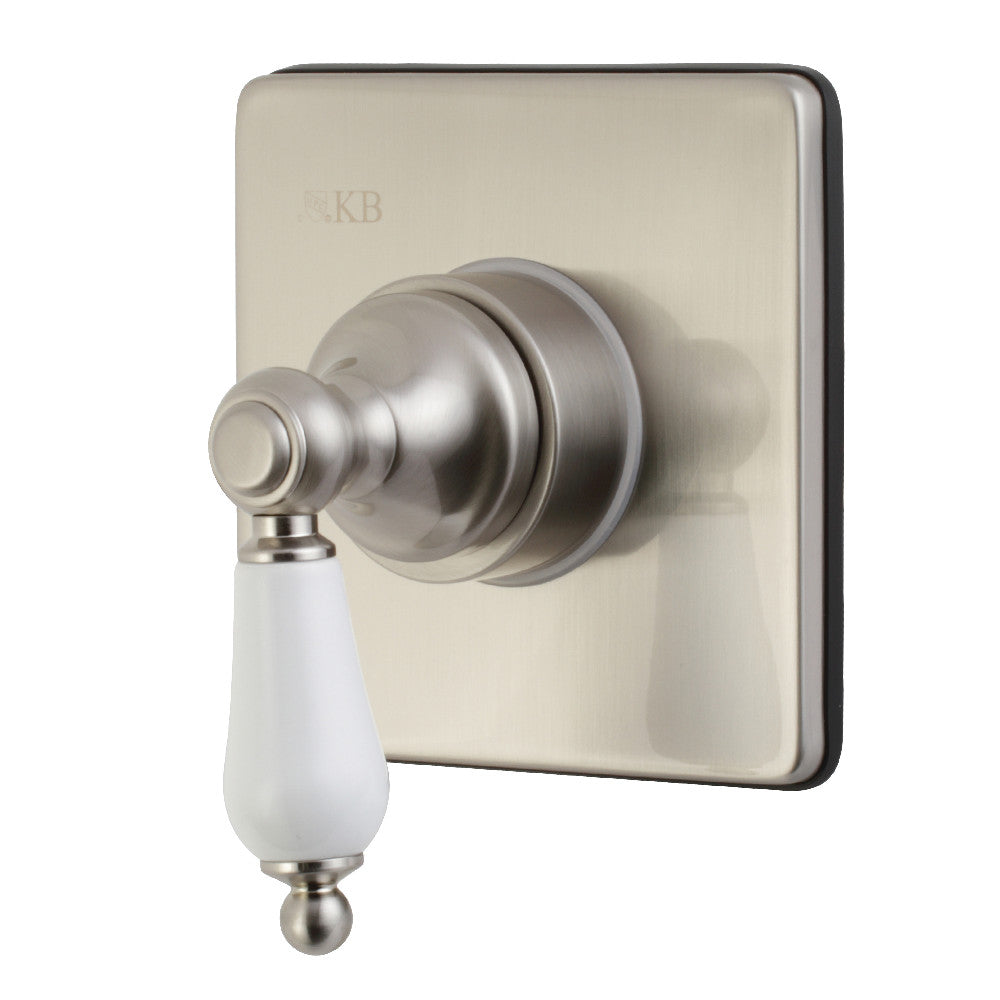 Kingston Brass KS3048PL 3-Way Diverter Valve with Trim Kit, Brushed Nickel - BNGBath